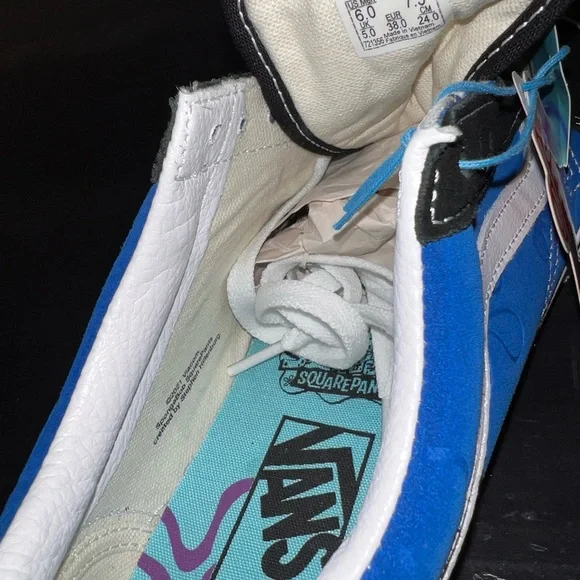 Vans X Spongebob Squarepants Old Skool Sneakers Size 6 - Picture 11 of 14